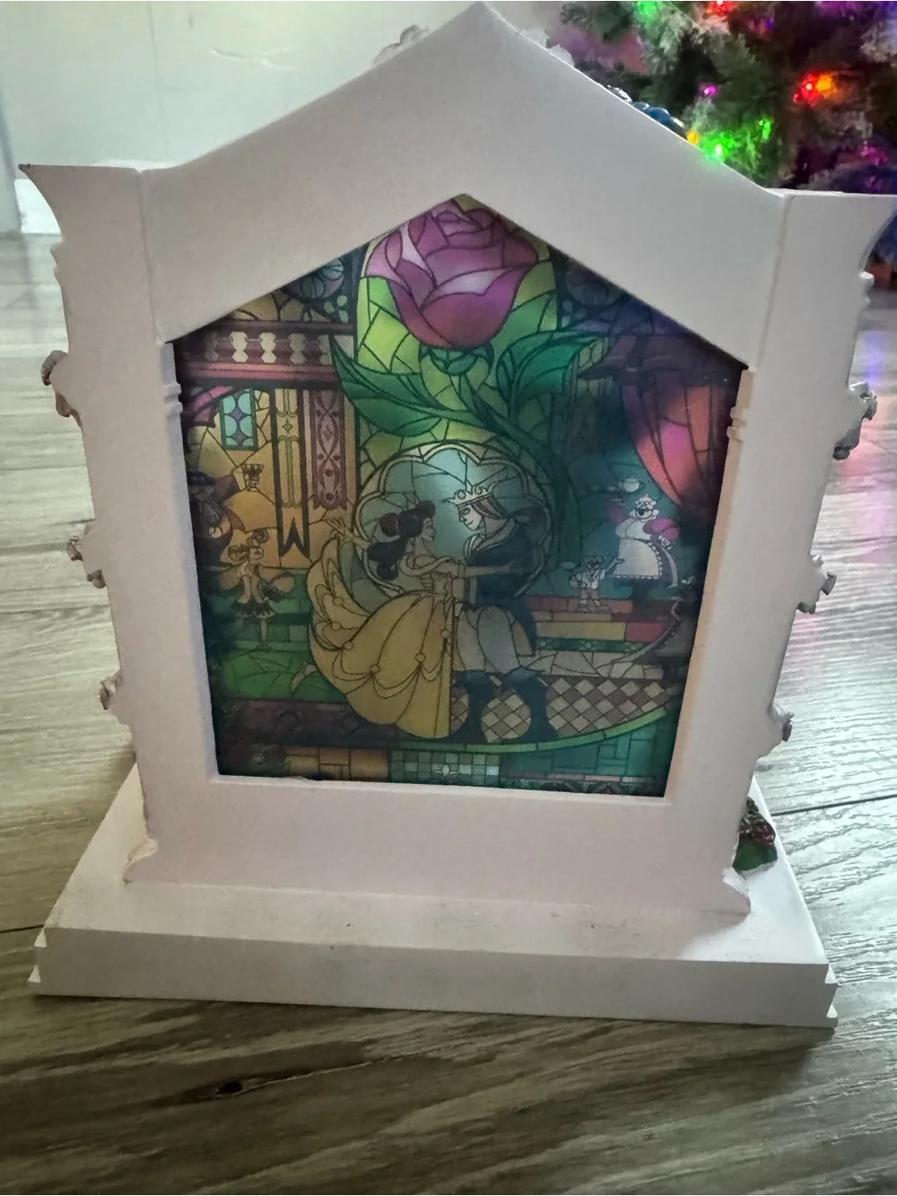 Disney Showcase Beauty and the Beast Belle & Beast Light-Up Figurine